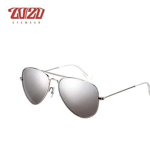 20/20 Unisex Full Rim Square Alloy Polarized 17019