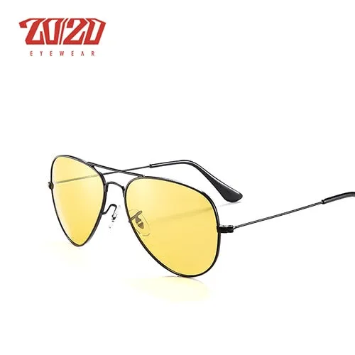 20/20 Unisex Full Rim Square Alloy Polarized 17019