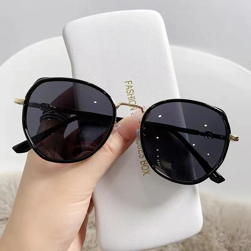 2025 New Cat Eye Small Face Polarized Sunglasses High-end Fashion Trend Glasses Anti-UV Sunglasses