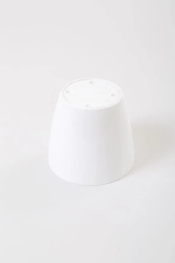 2.5 Inch White Singapore Pot (67mm)