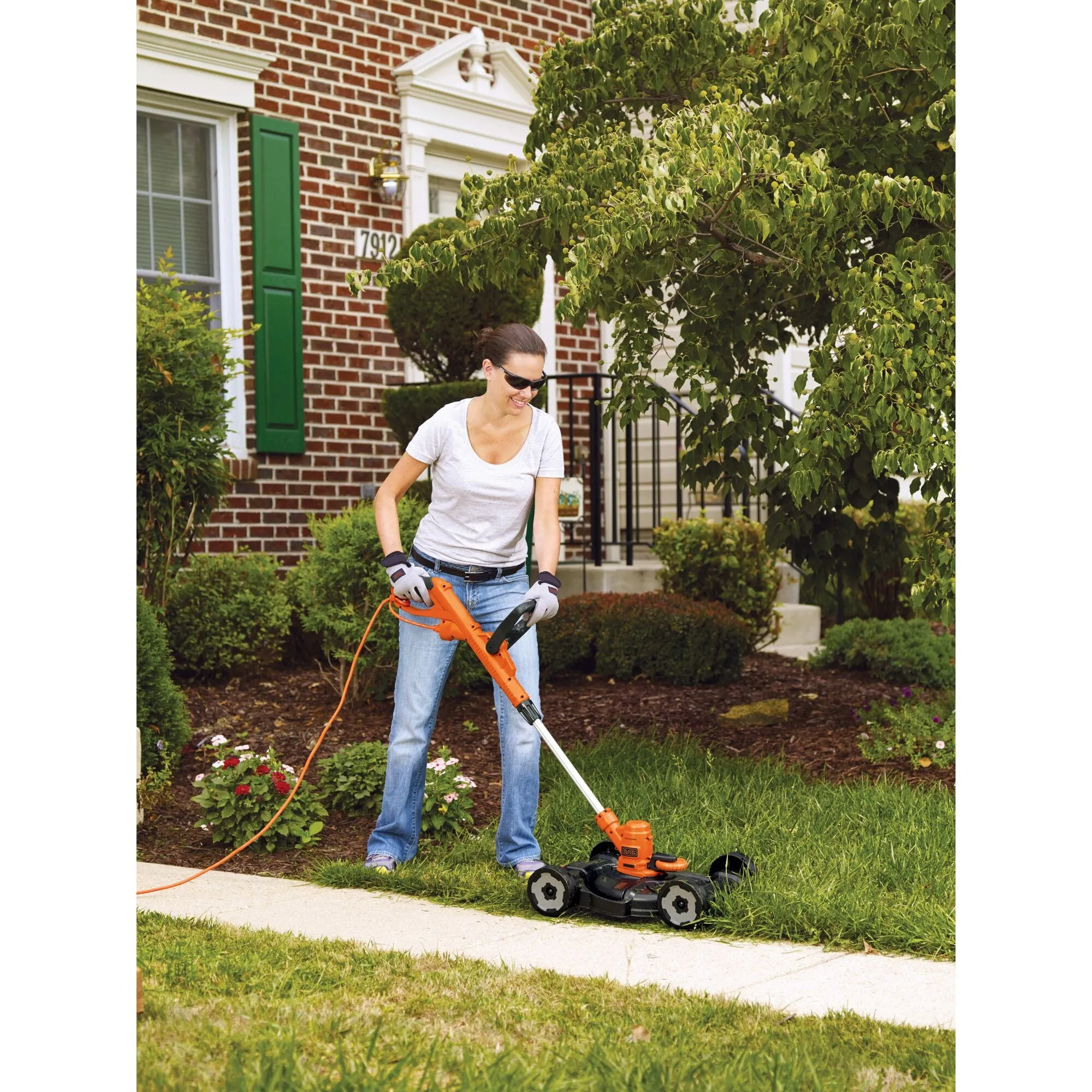 3-in-1 Corded String Trimmer | Edger & Lawn Mower, 12-Inch, 6.5-Amp