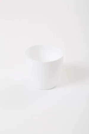 4 Inch White Singapore Pot (105mm)