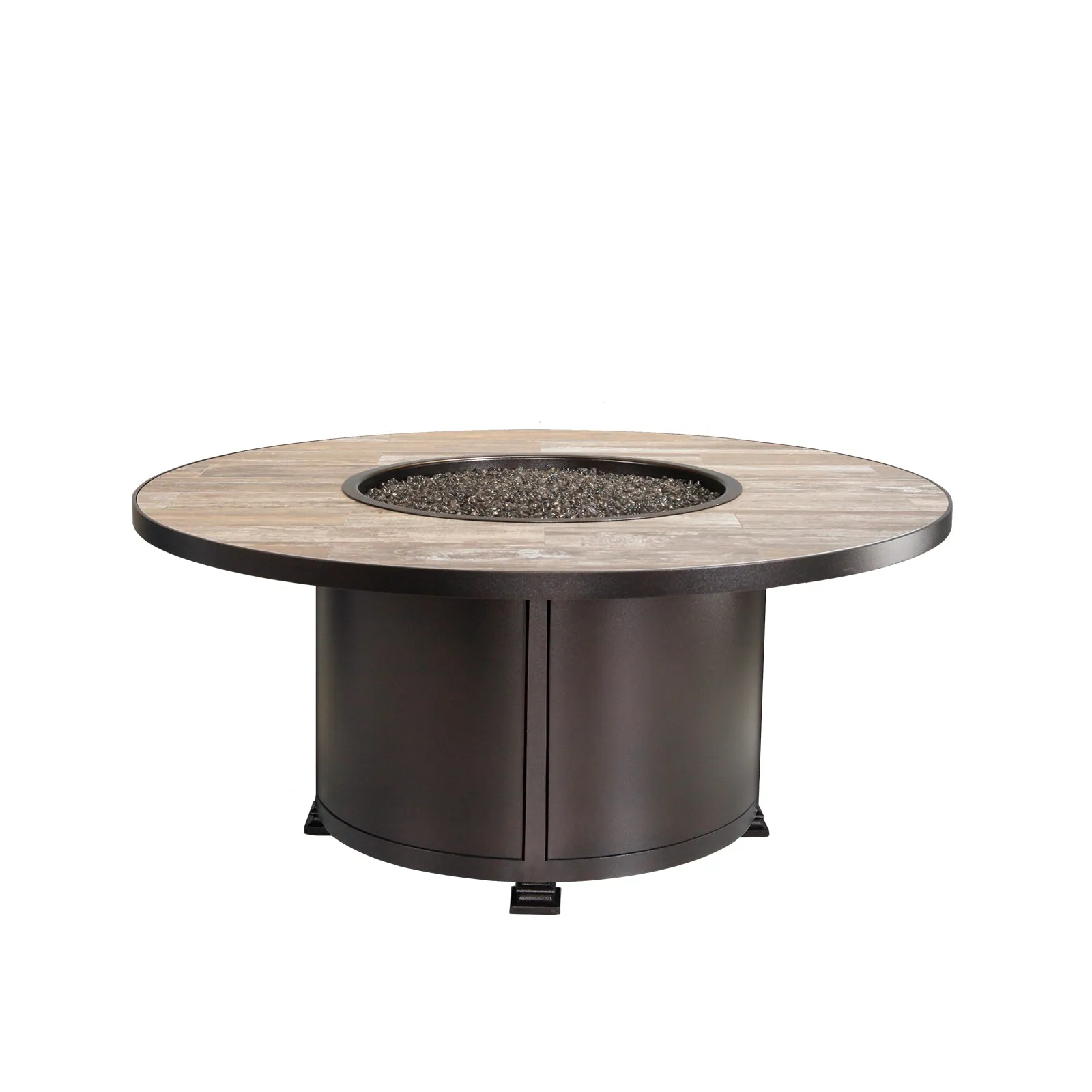 54" Dia. Round Santorini Iron Fire Pit by Ow Lee