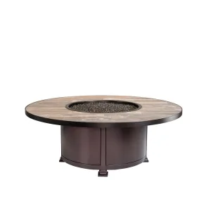 54" Dia. Round Santorini Iron Fire Pit by Ow Lee