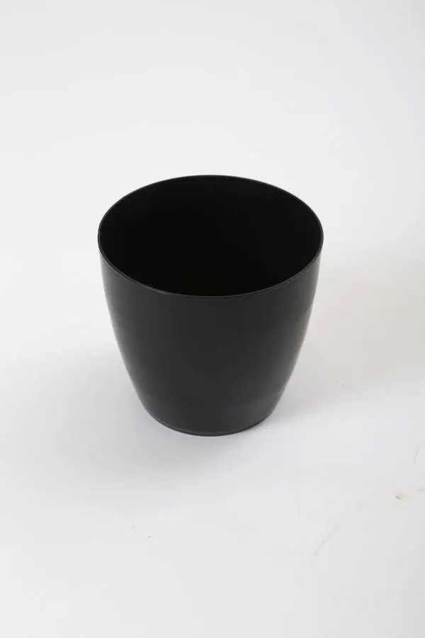 6 Inch Black Singapore Pot  (160mm)