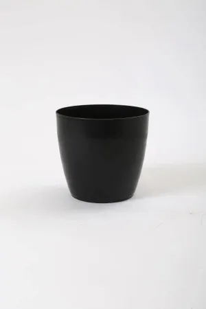 6 Inch Black Singapore Pot  (160mm)