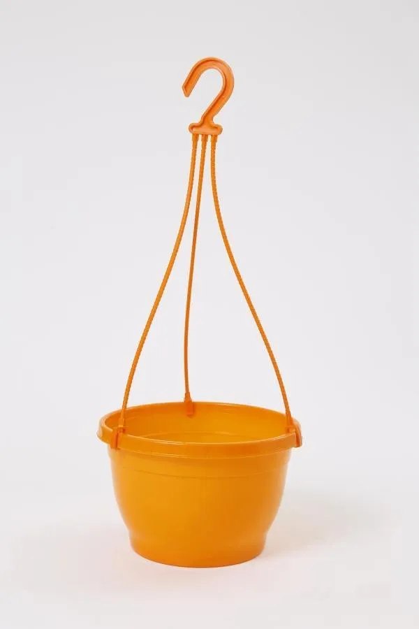 7 Inch Hanging Pot Orange