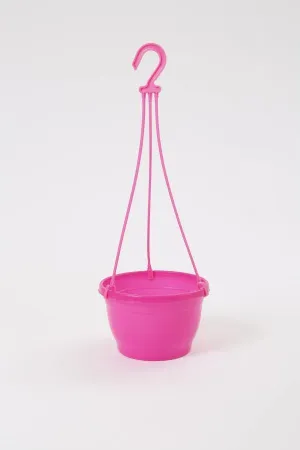 7 Inch Hanging Pot Pink