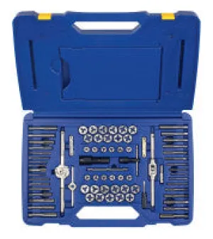 76-pc Machine Screw - Fractional - Metric Tap & Hex Die Set