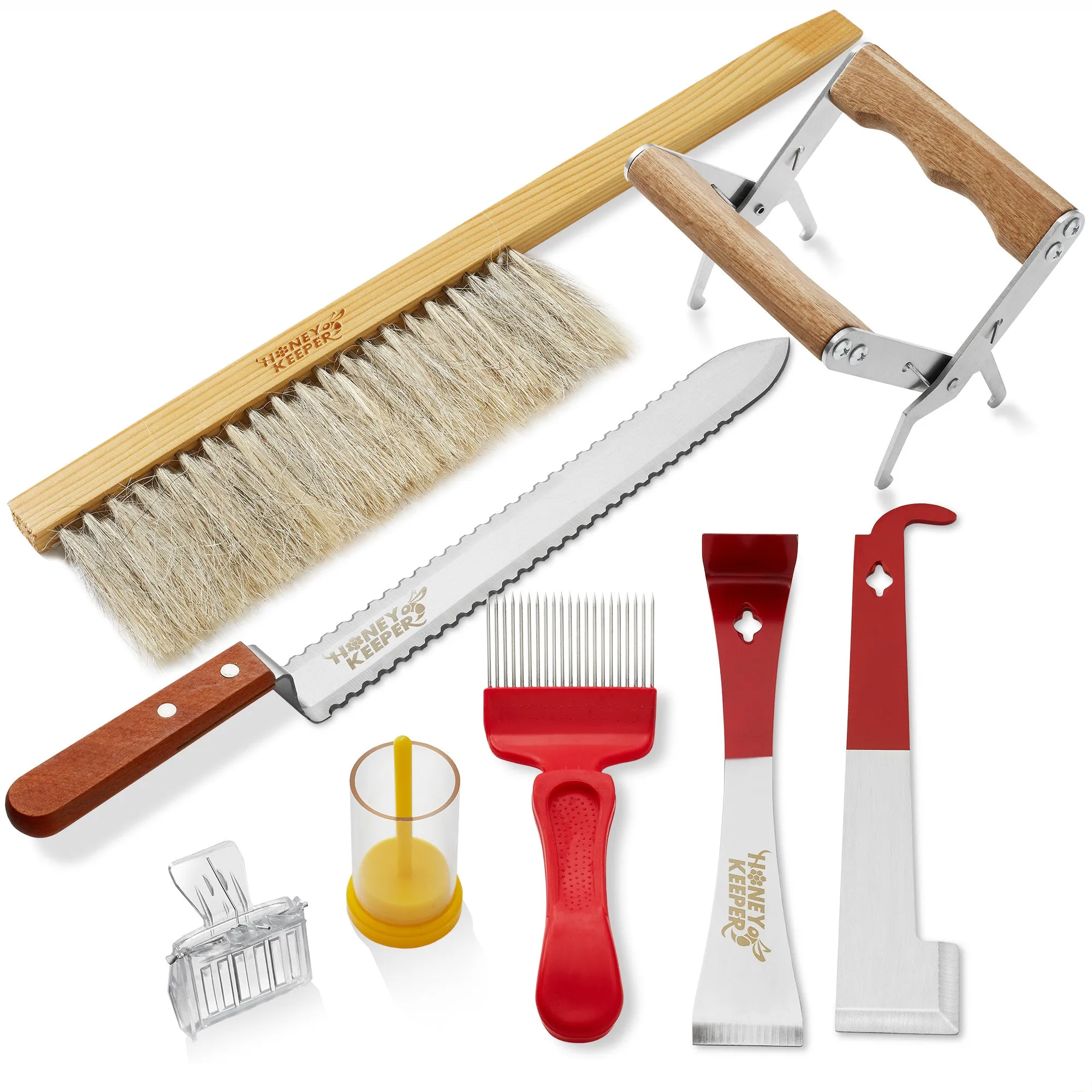 8-Piece Beekeeping Tool Kit, Essential Starter Supplies for Beekeepers