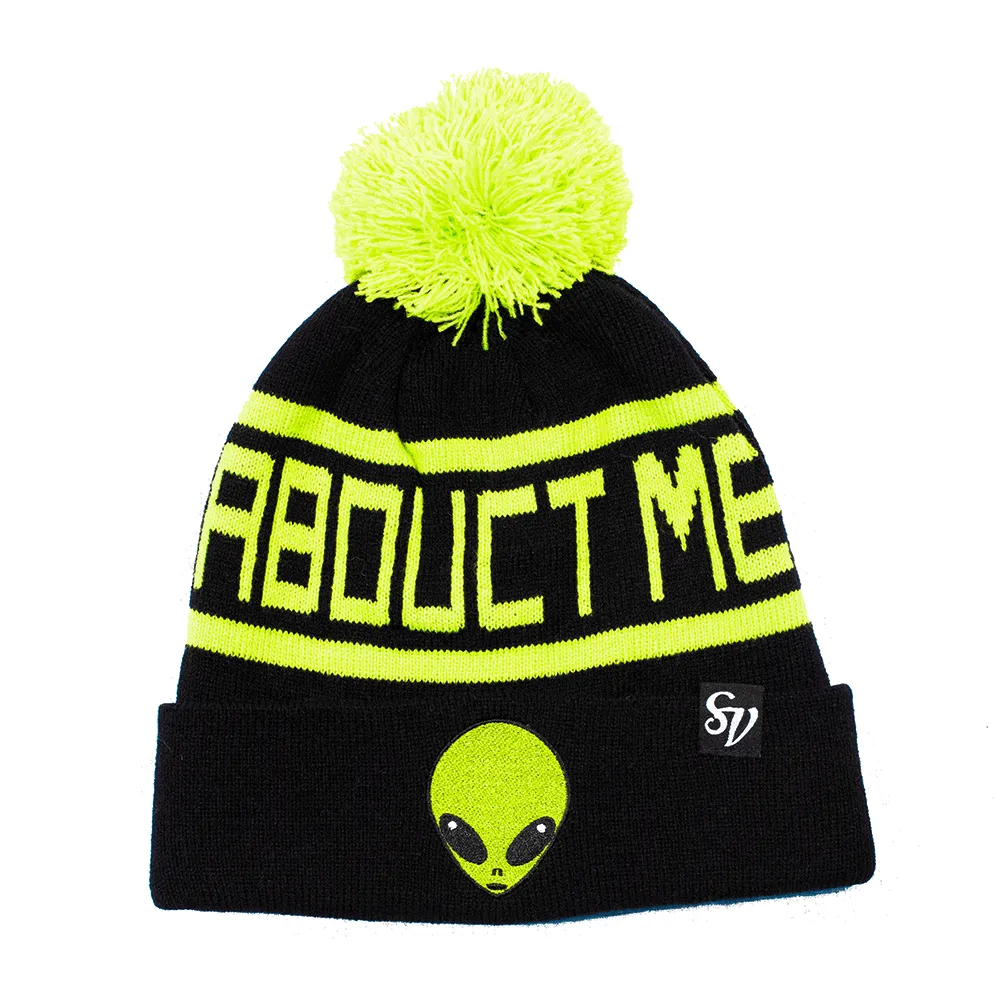 Abduct Me Alien Pom Pom Beanie