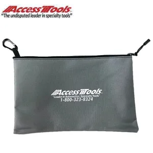 Access Tools - Heavy-Duty Grey Carrying Case - Attached Spring Hook Locksmith Tool Case - Tearproof