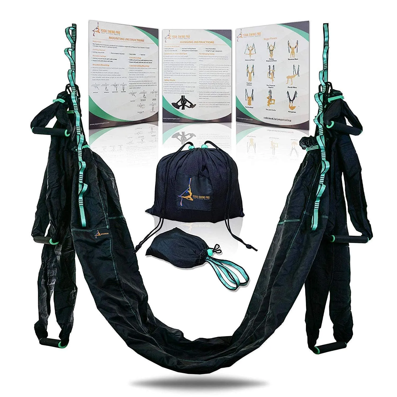 Aerial Yoga Antigravity Inversion Kit with Trapeze Sling - YogaSwingPro