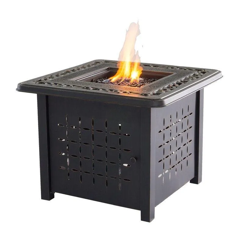 Aluminum Square Fire Pit Table