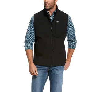 Ariat Men's Logo 2.0 Black Stretch Softshell Vest