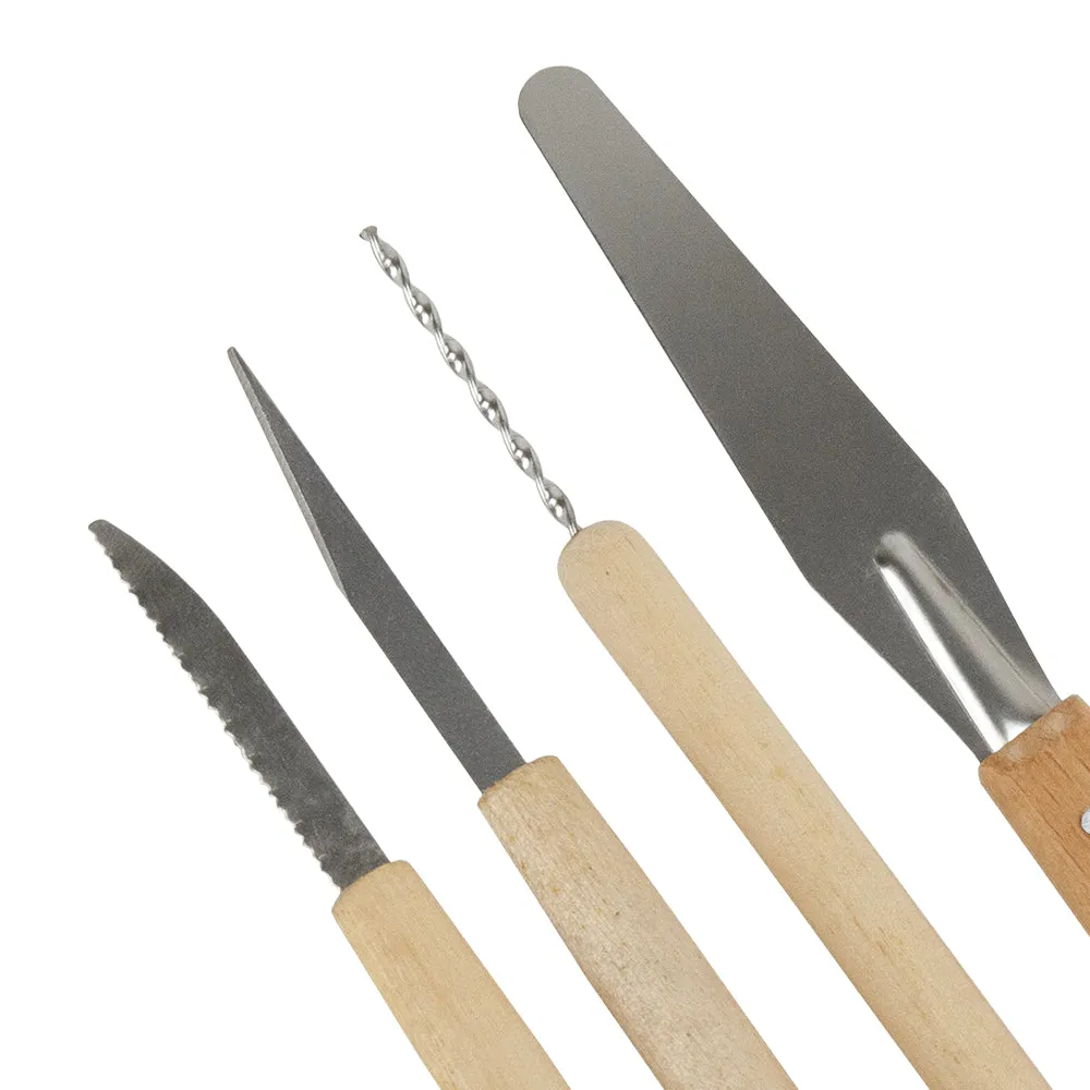 Assorted Clay Tools - Set/4