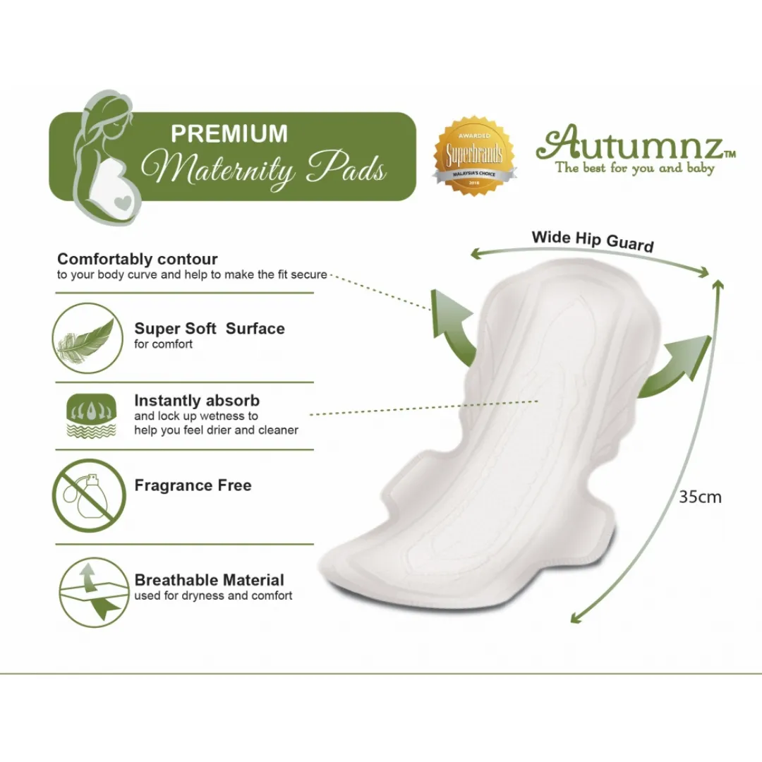 Autumnz Premium Plus Maternity Pads 35cm (20Pads)