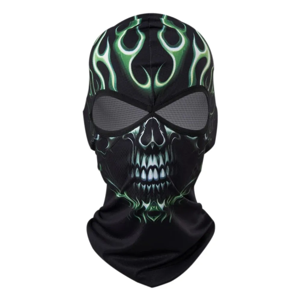 Black Balaclava Ghost Skull Face Mask