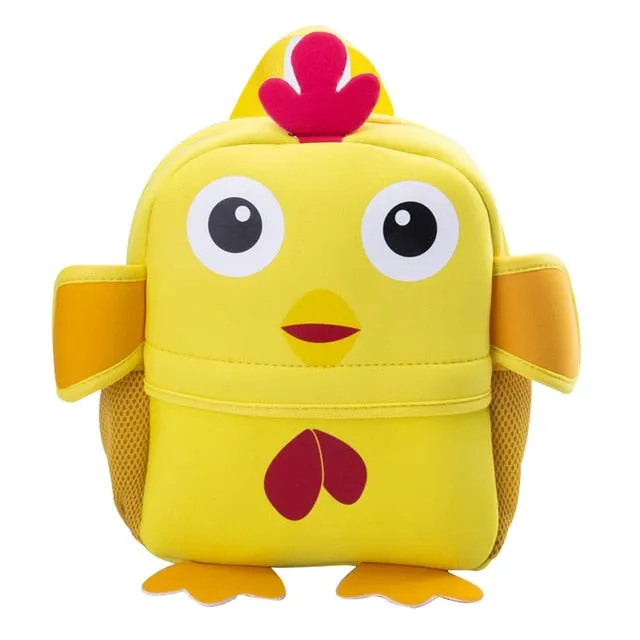 Brand Design Kids 3D Animal Kindergarten Cartoon Backpack