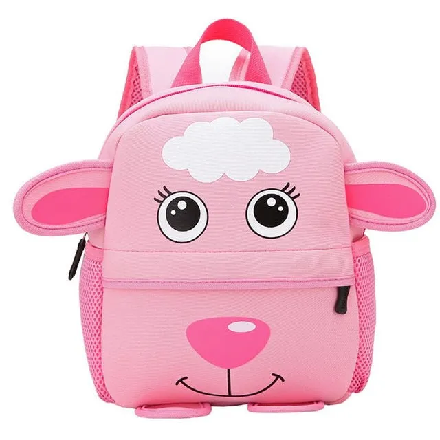 Brand Design Kids 3D Animal Kindergarten Cartoon Backpack