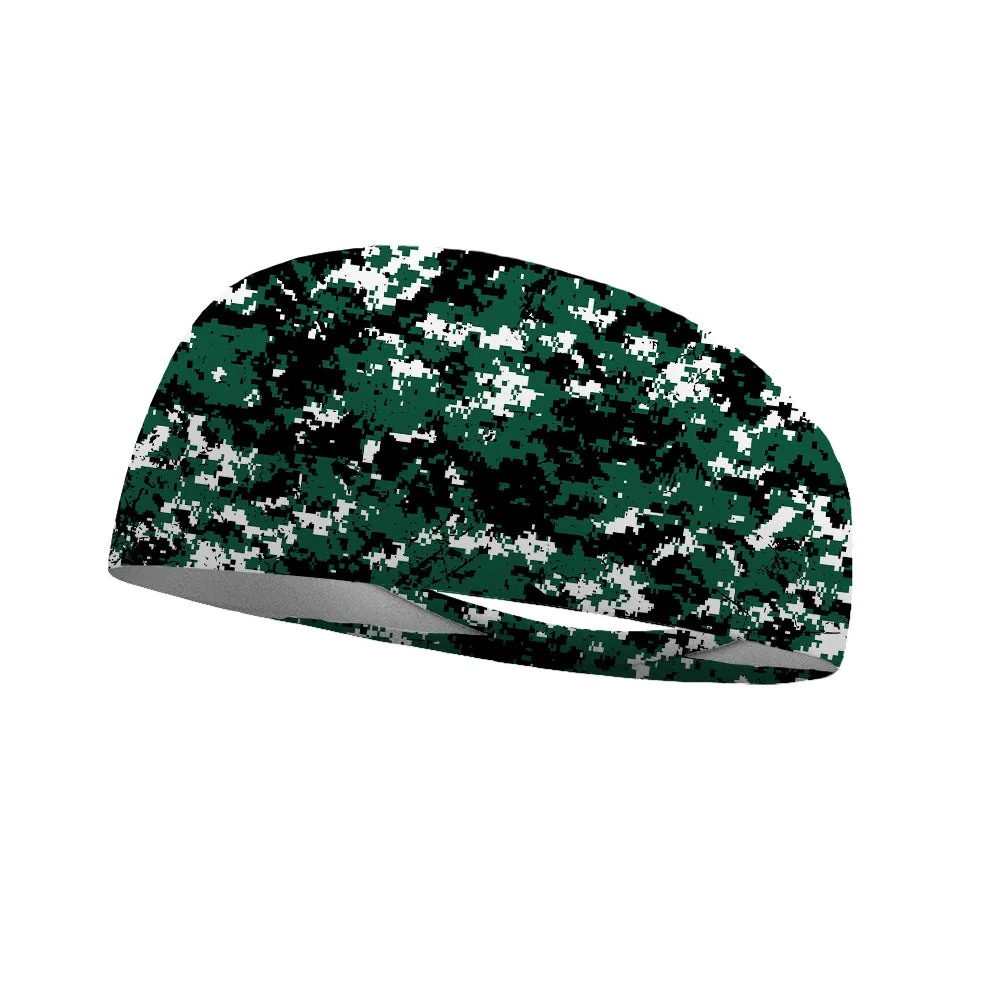 Camo Team Colors Collection Performance Wicking Headband (Multiple Colors To Choose From)