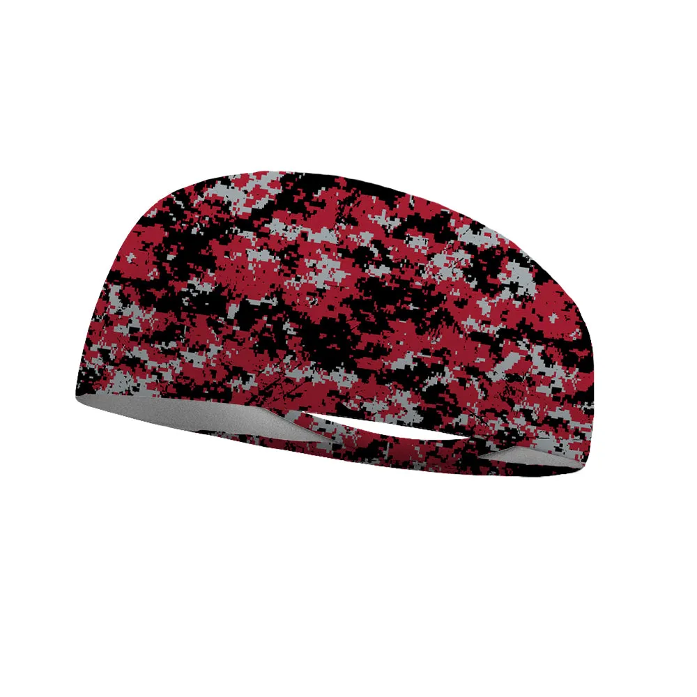 Camo Team Colors Collection Performance Wicking Headband (Multiple Colors To Choose From)