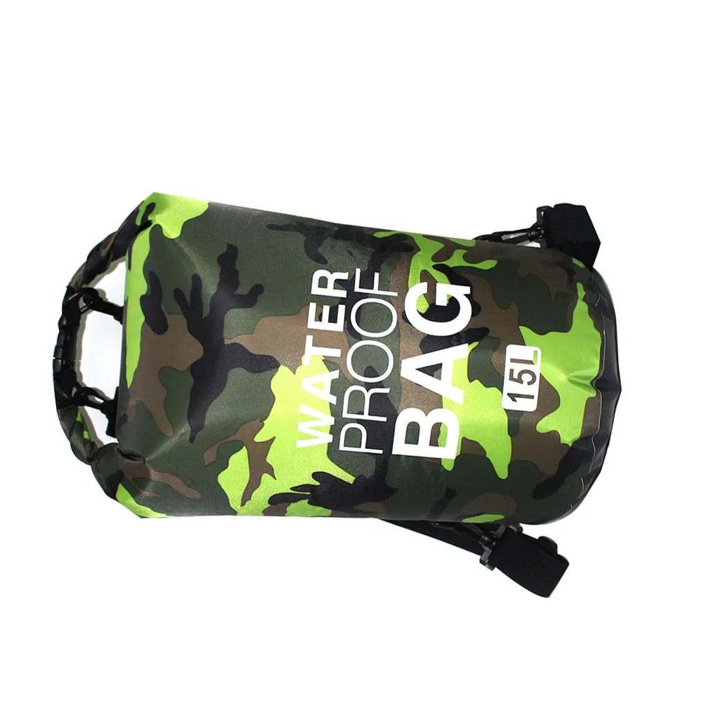 Camouflage Waterproof Dry Bag - various sizes & colors