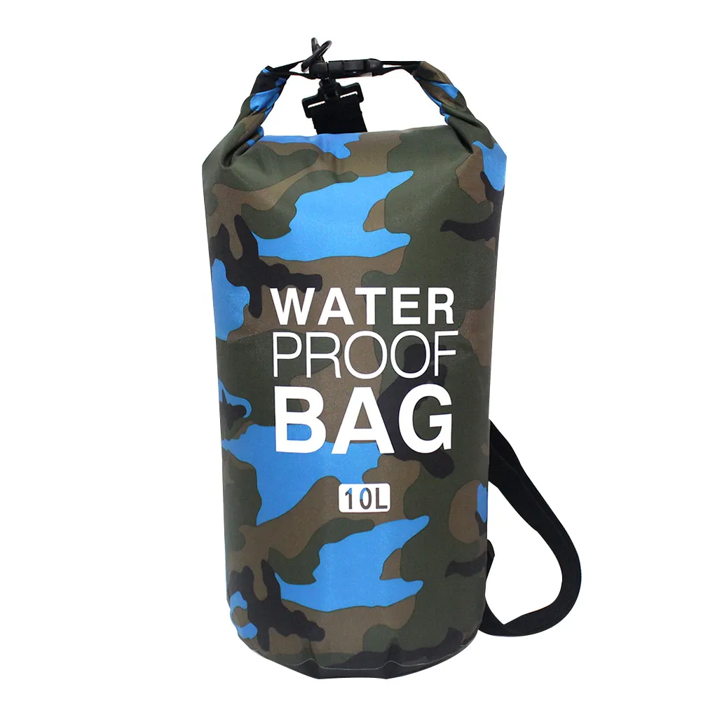 Camouflage Waterproof Dry Bag - various sizes & colors