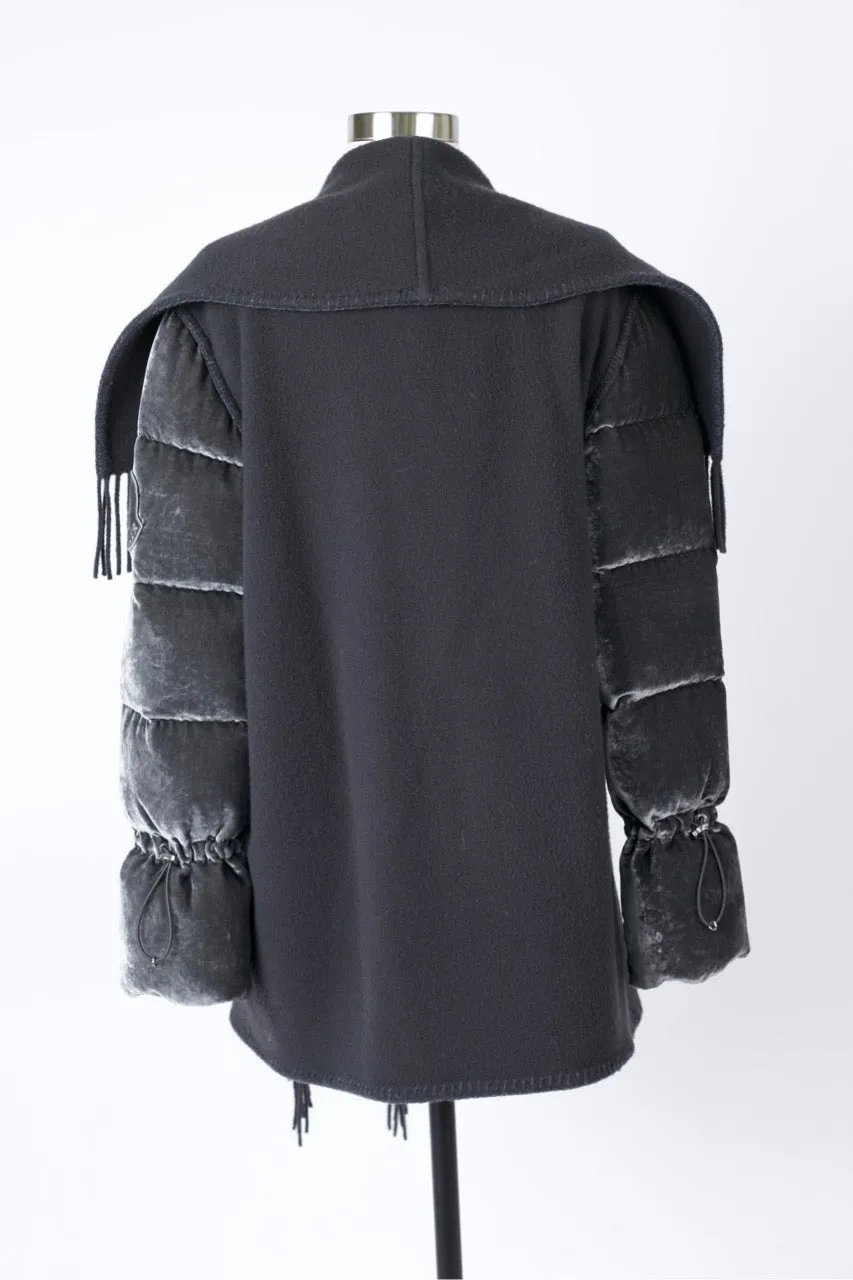 Cape w/ Down Velour Sleeves