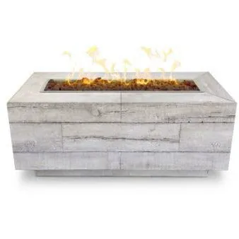 Catalina Wood Grain Fire Pit - 108"