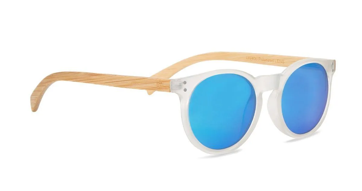 Chanj Sunglasses Dolphin 400  Polarised Sustainable Handcrafted FSC Wood