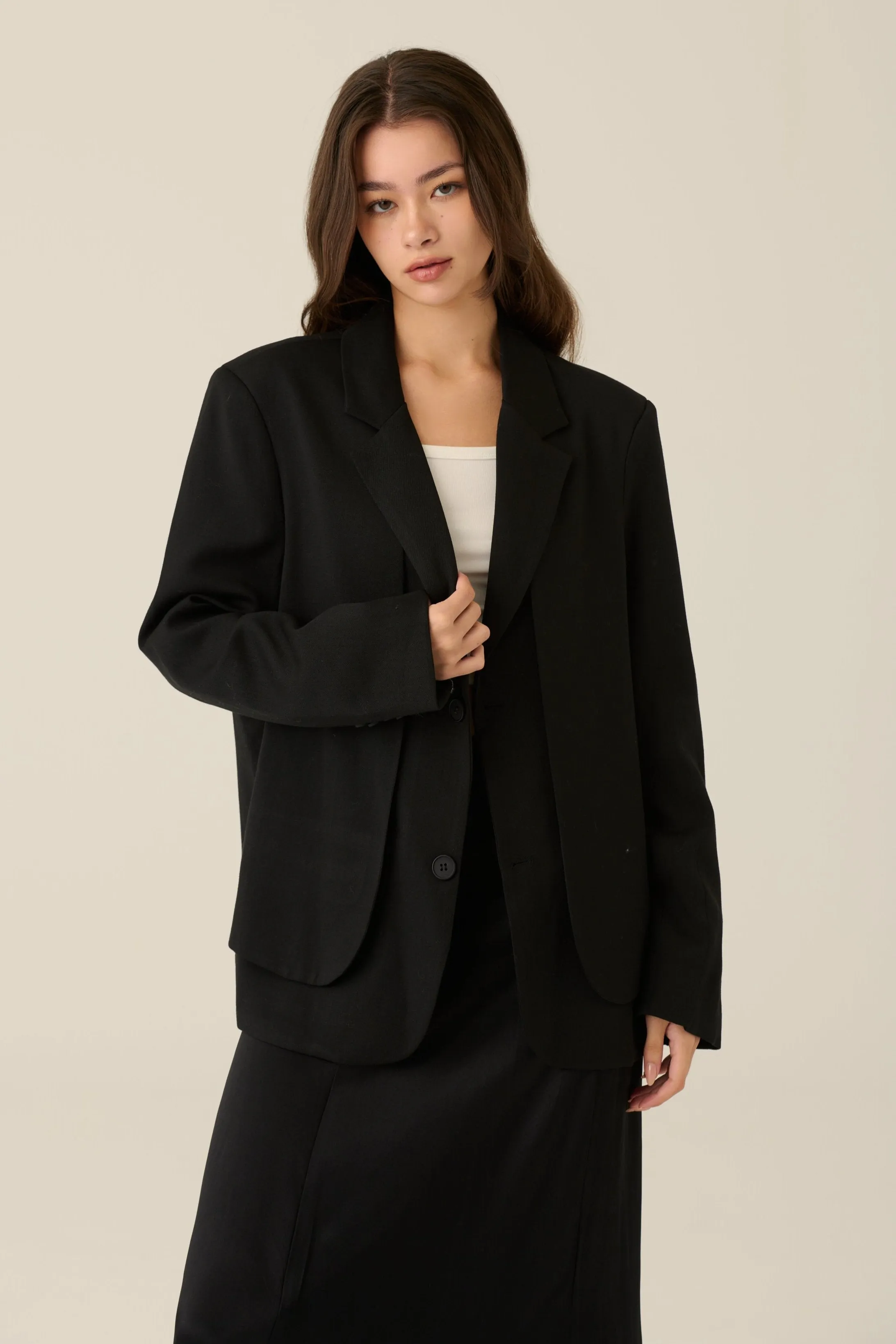 Confidence double layered blazer