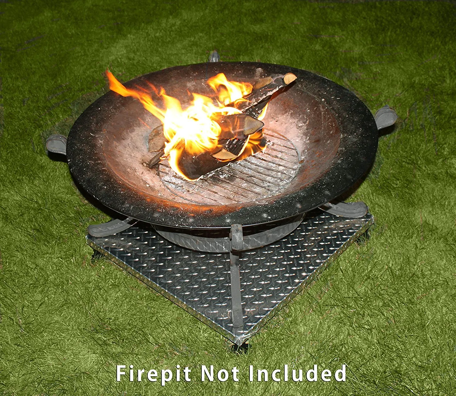 Deck Defender and Grass Guard - Fire Pit Heat Shield - New