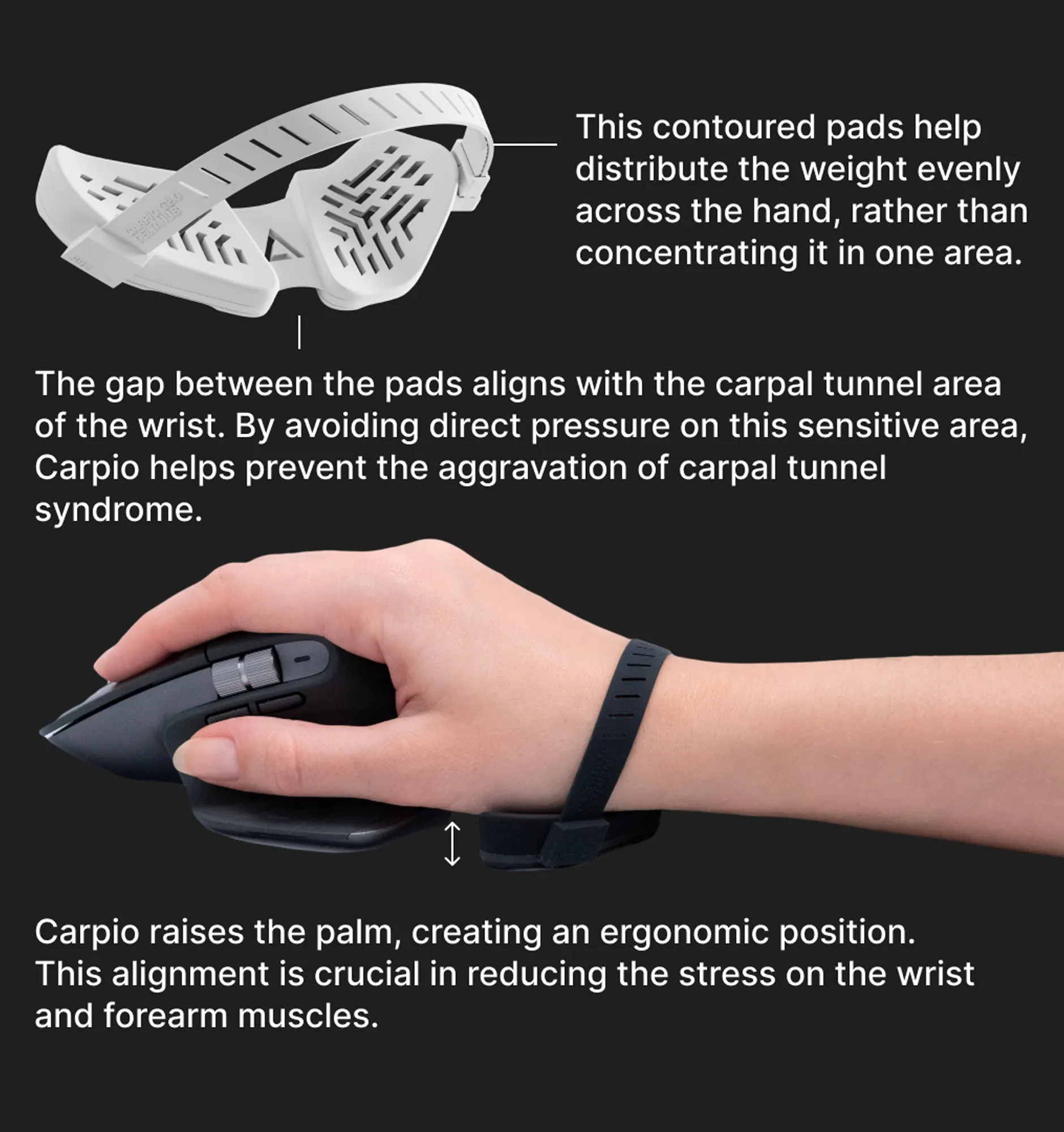 Deltahub Carpio G2.0 Gaming Wrist Rest