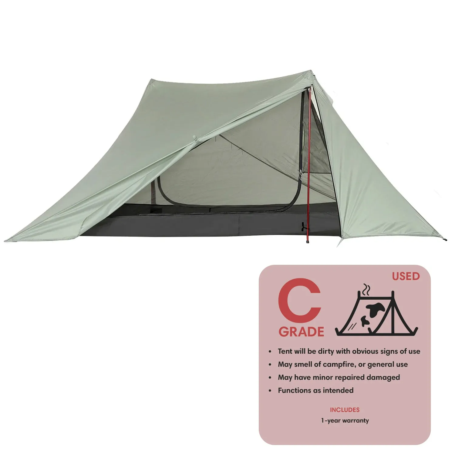 Optimized E-commerce Listing Title: Pre-Owned Durston Gear X-Mid 2P Tent (V2)