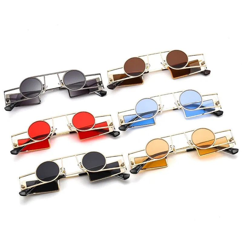 Elite Round Metal Frame Sunglasses