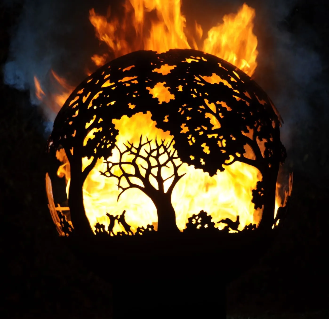 English Country Sphere Firepit