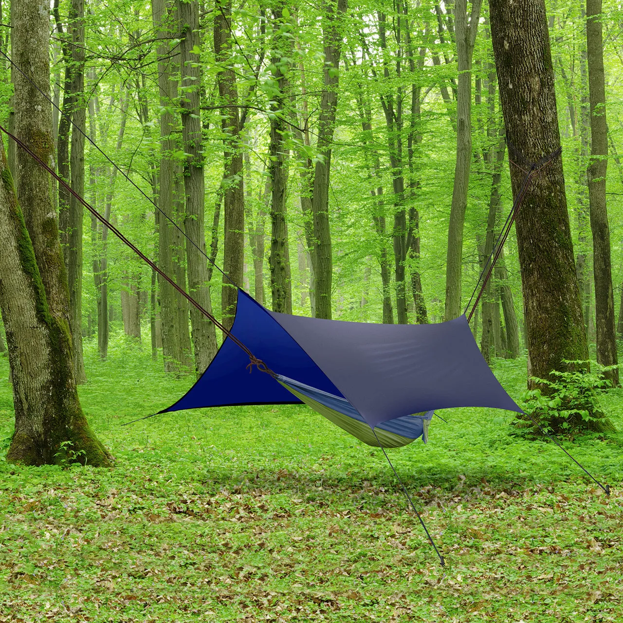 Extra Large Hammock Rain Tarp | Waterproof | 117 Sq. Ft. Coverage