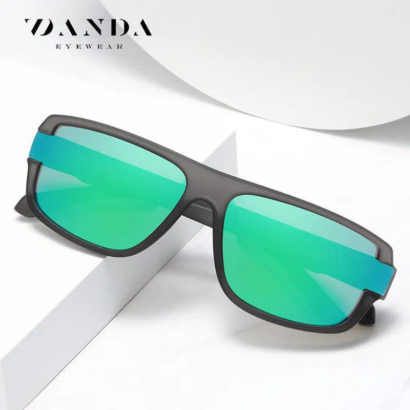 Fashion polarized sunglasses for men, colorful trendy brand sunglasses TR7536 driver's driving anti-glare sunglasses