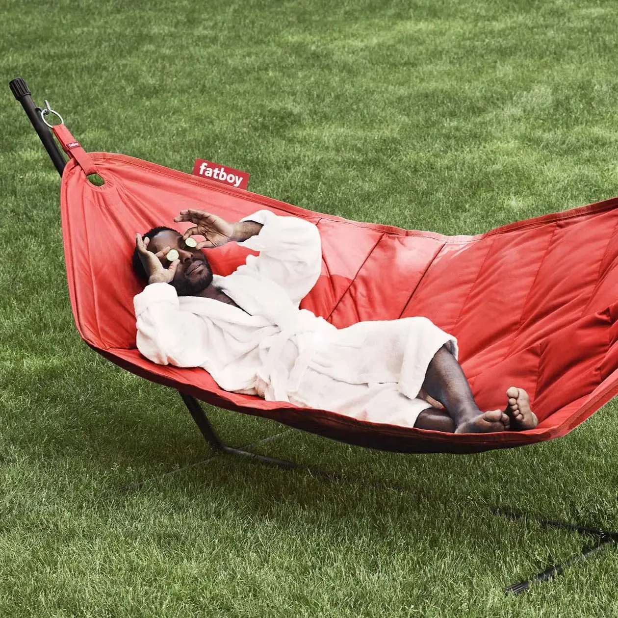 Fatboy Hammock Superb with Black Frame (Red)