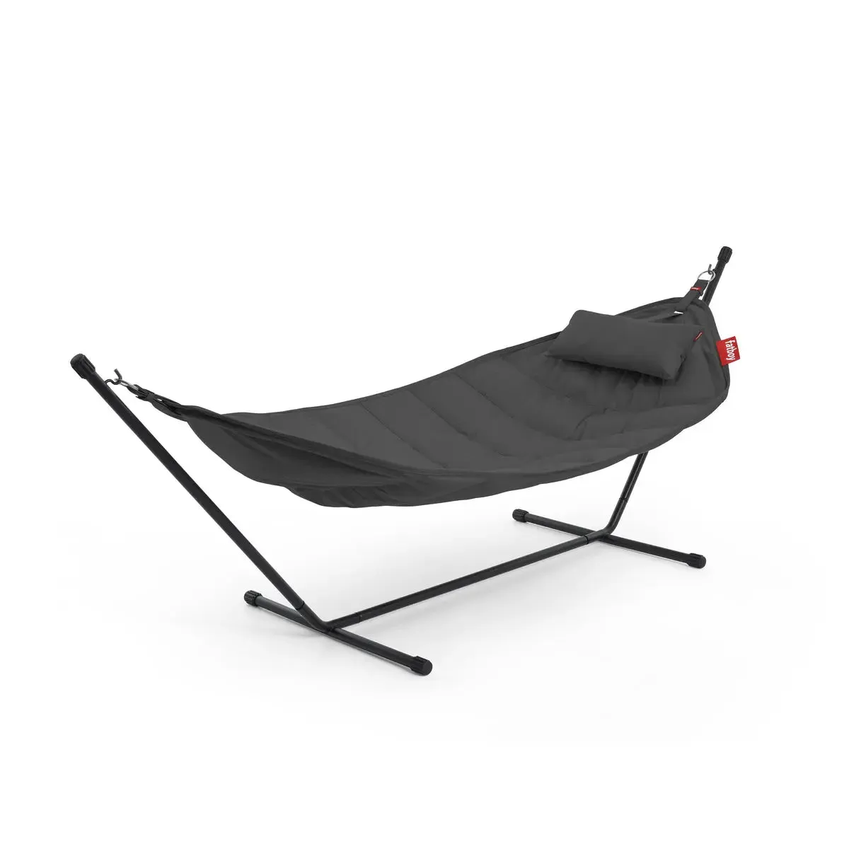 Fatboy Superb Hammock with Pillow and Black Frame (Anthracite)