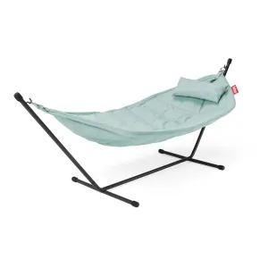 Fatboy Superb Hammock with Pillow and Black Frame (Seafoam)