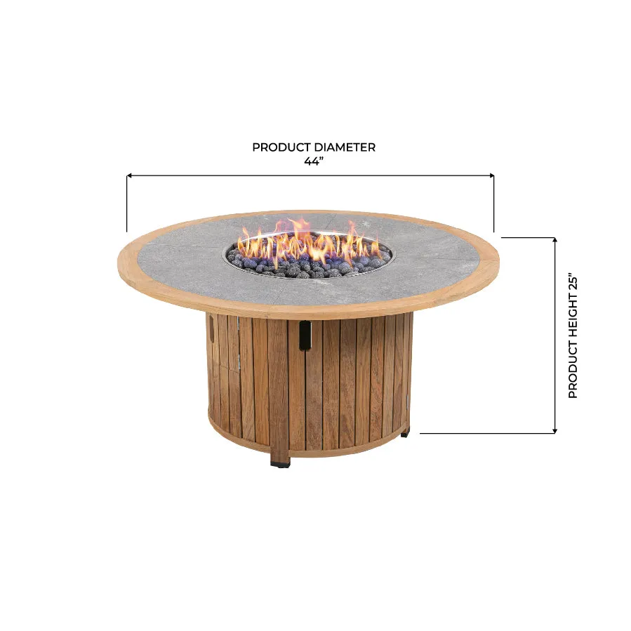 Gravenhurst Teak Fire Table