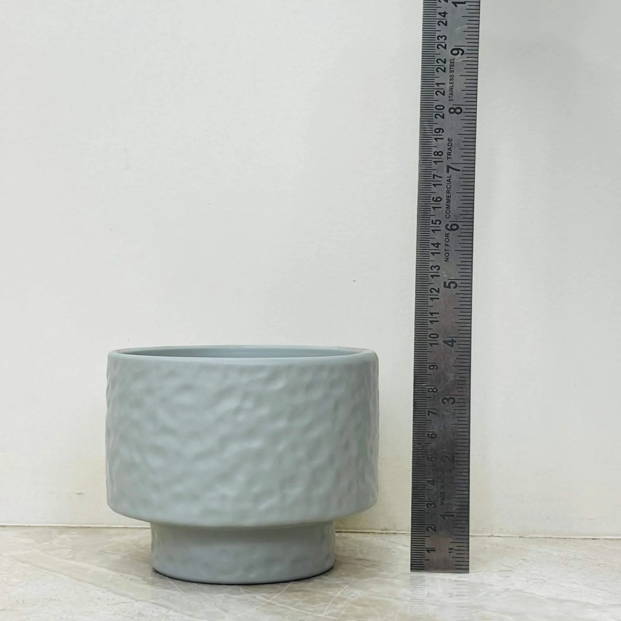 Grey Ceramic Indoor Planter