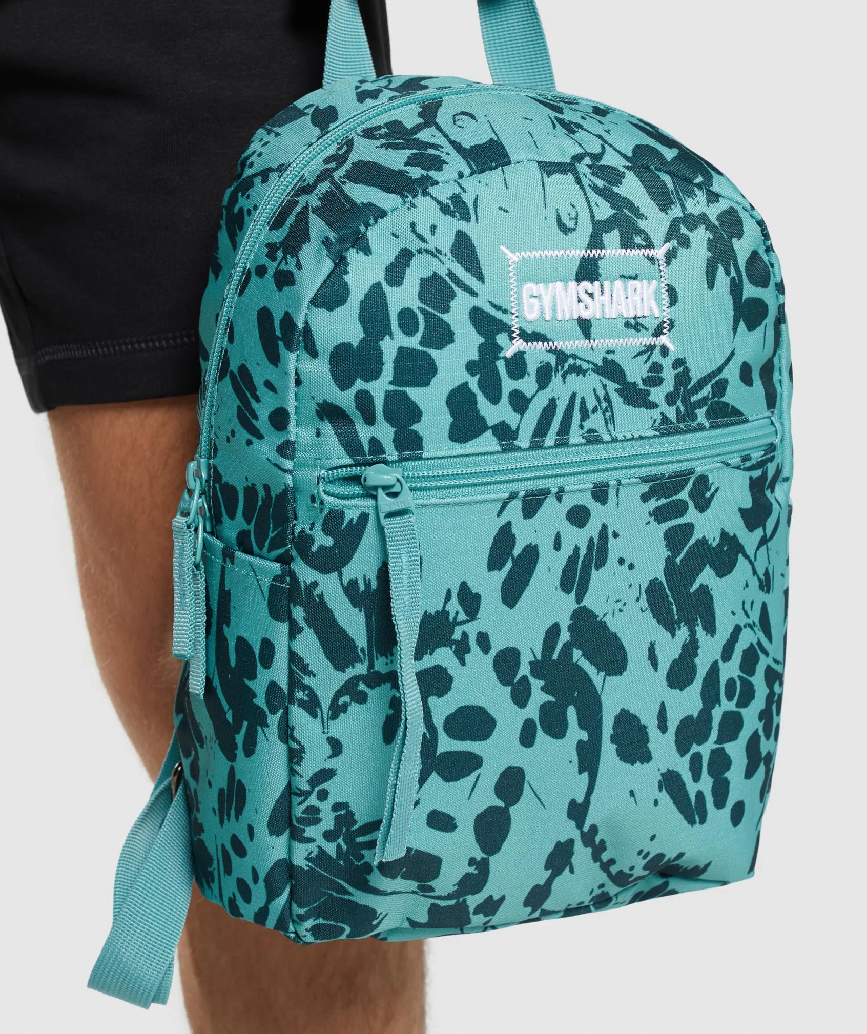 Gymshark Adapt Animal Graphic Mini Lifestyle BackPack - Teal Print