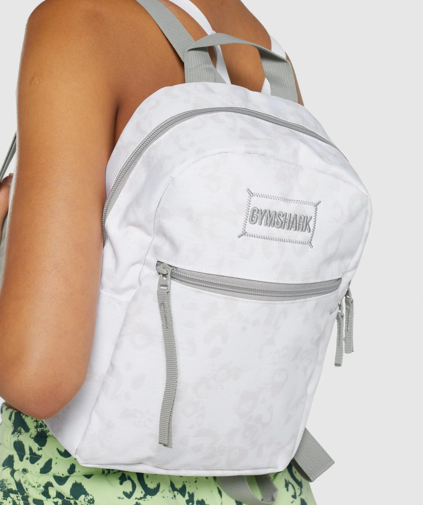 Gymshark Adapt Animal Mini Lifestyle Backpack- White/Cream