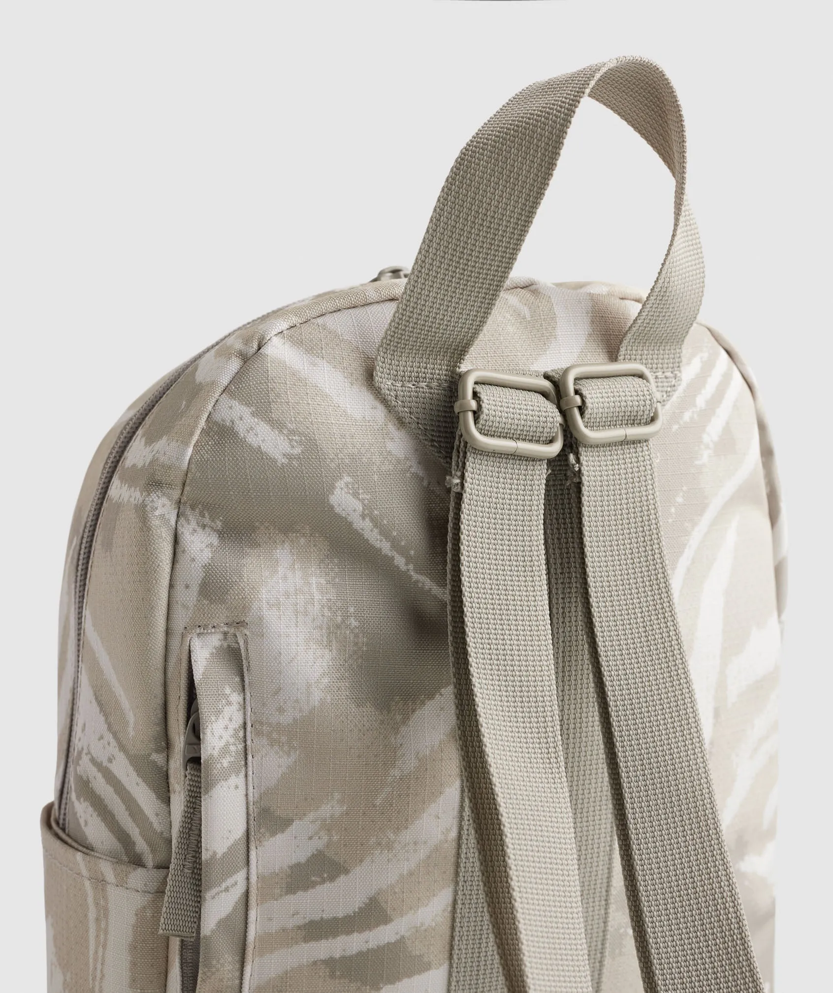 Gymshark Everyday Mini Backpack - Pebble Grey Print