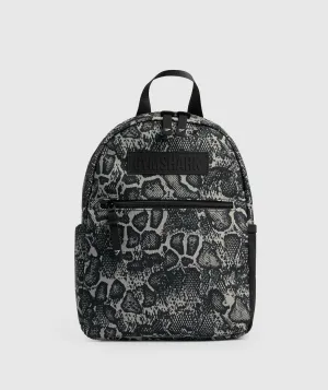 Gymshark Everyday Print Mini Backpack - Black Print