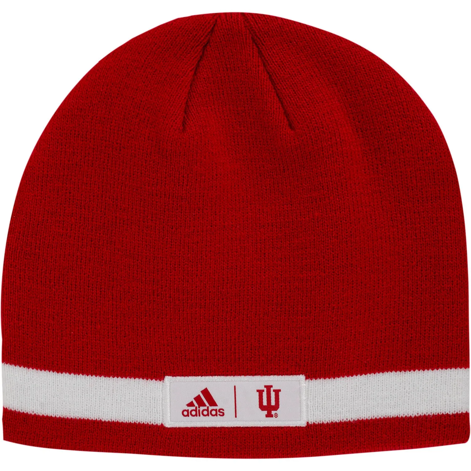 Indiana Hoosiers Adidas Cuffless Knit Hat with Wordmark Design - Stylish Unisex Beanie for Fans