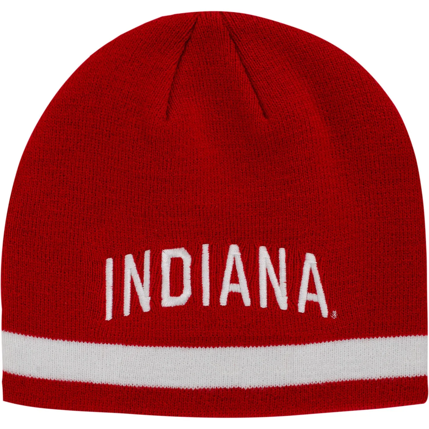 Indiana Hoosiers Adidas Cuffless Knit Hat with Wordmark Design - Stylish Unisex Beanie for Fans